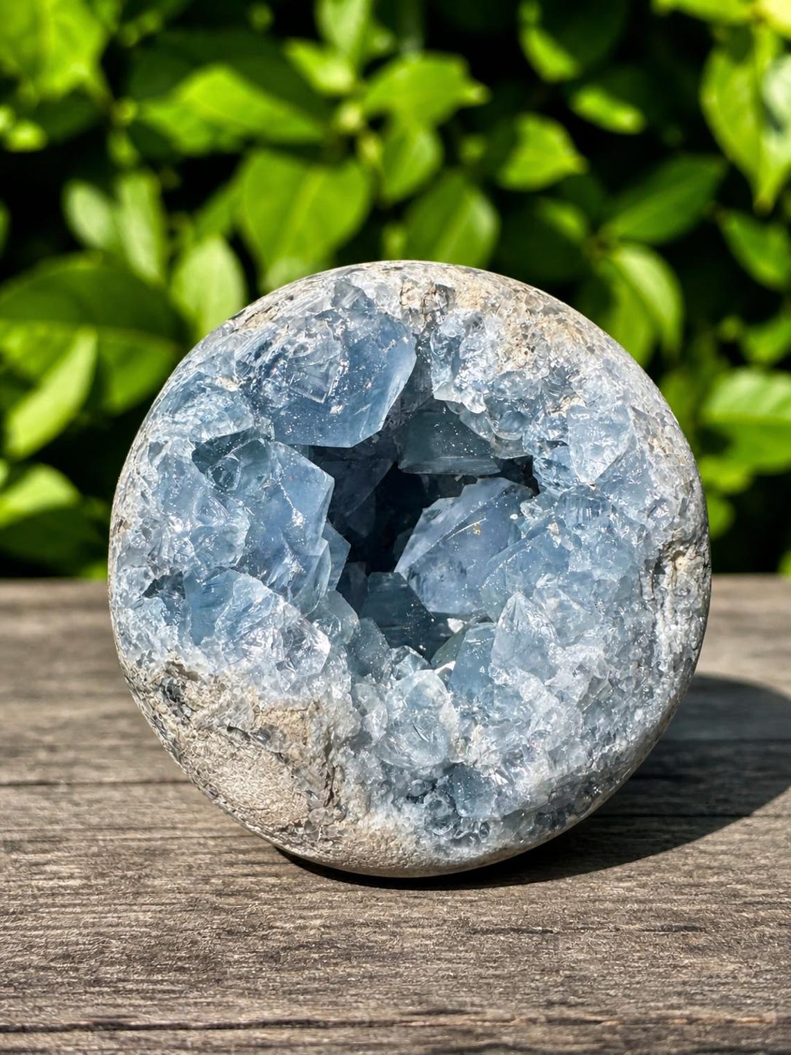 Celestite Geode Sphere — photo 2