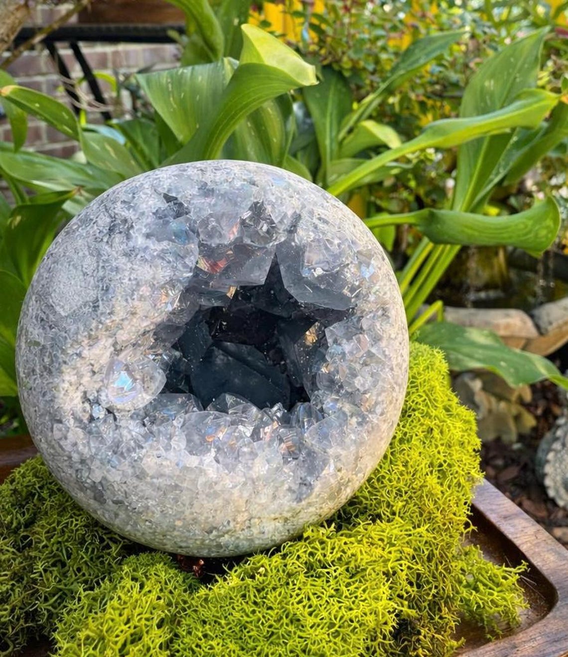 Celestite Geode Sphere — photo 3