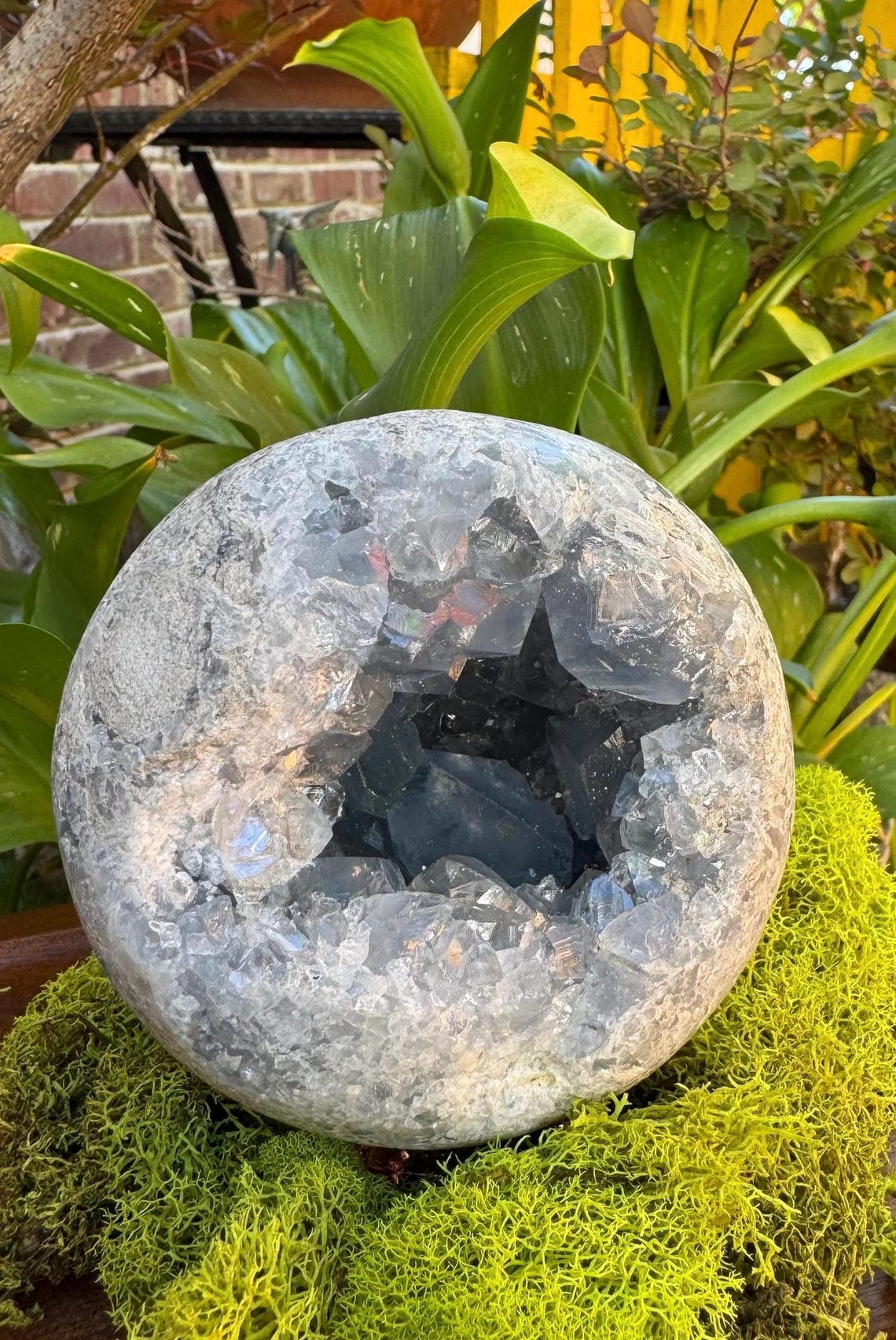 Celestite Geode Sphere — photo 5