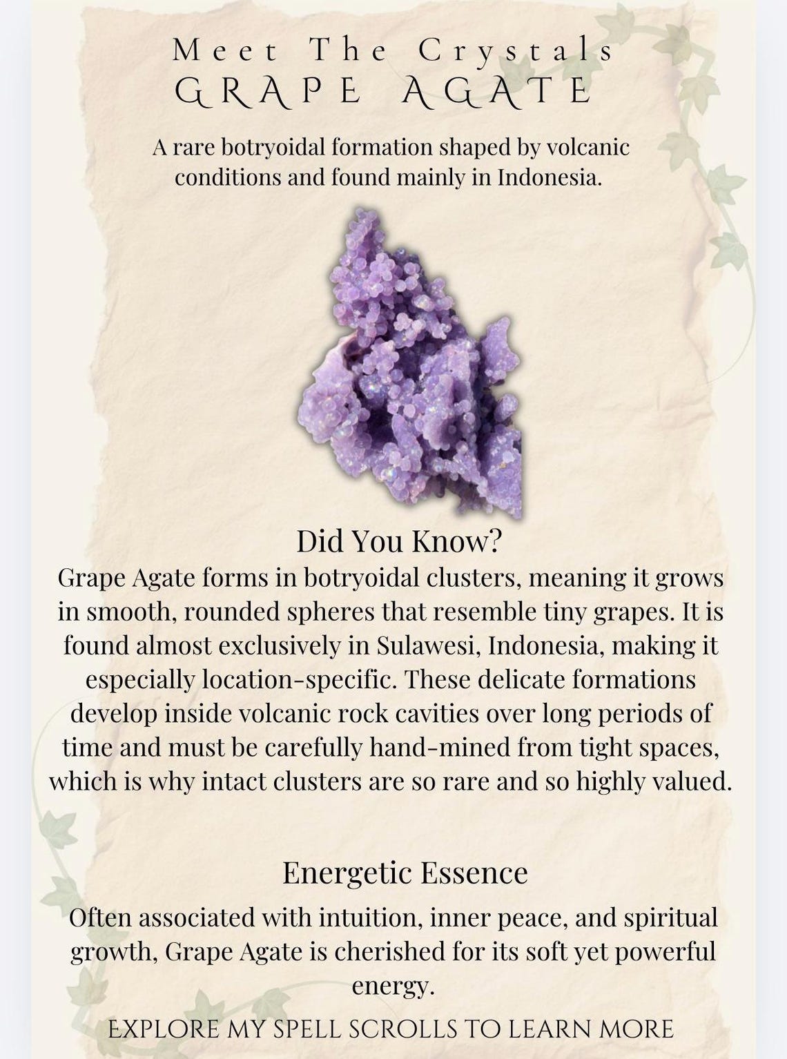 Grape Agate Cluster on Stand — photo 3