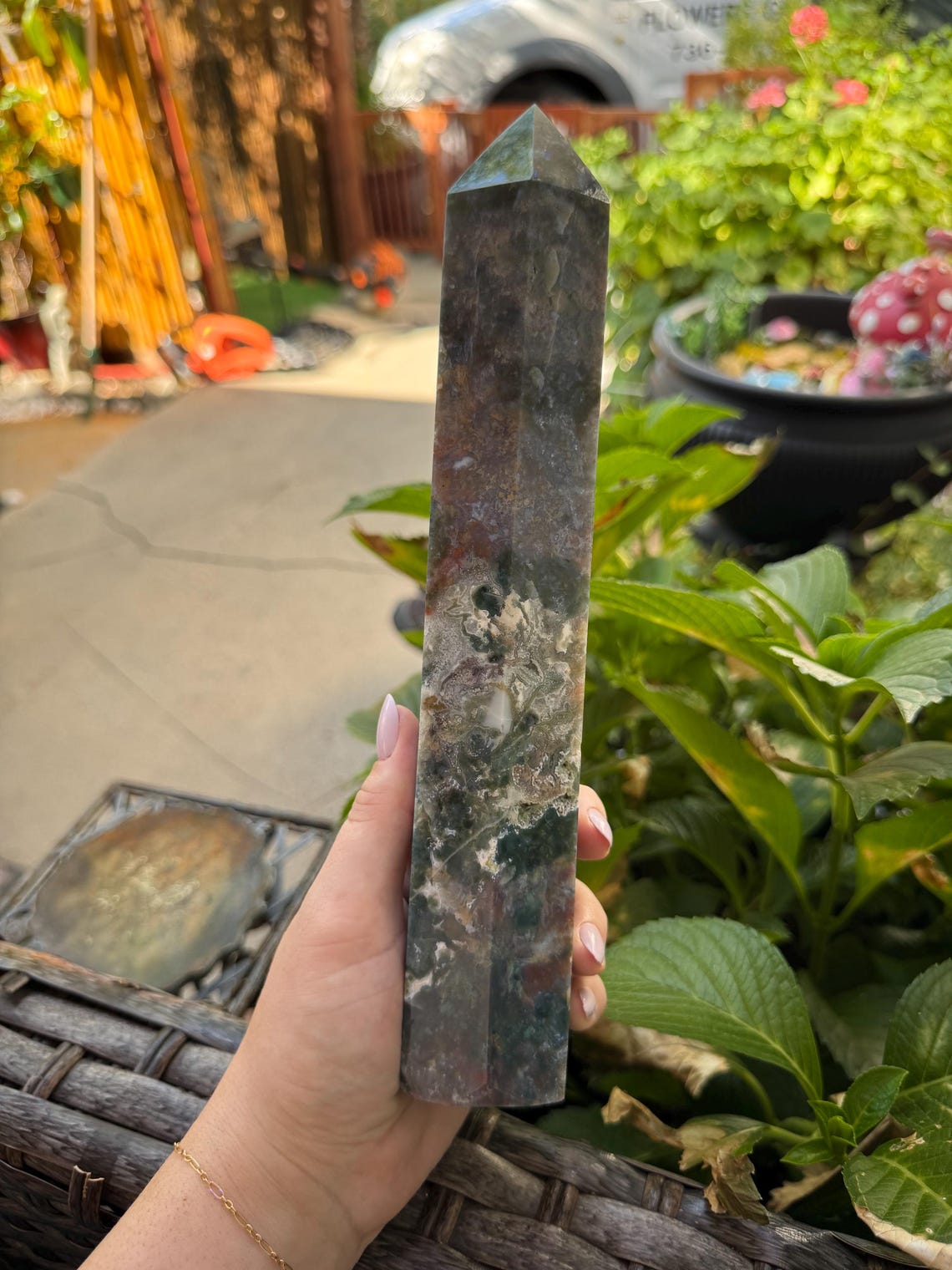 XL Moss Agate Tower — photo 3