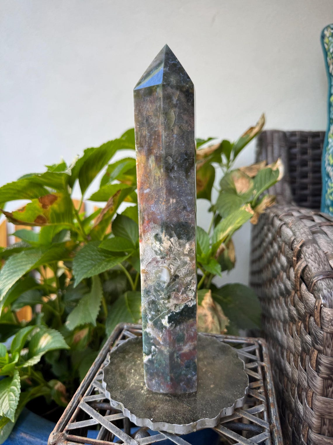 XL Moss Agate Tower — photo 4