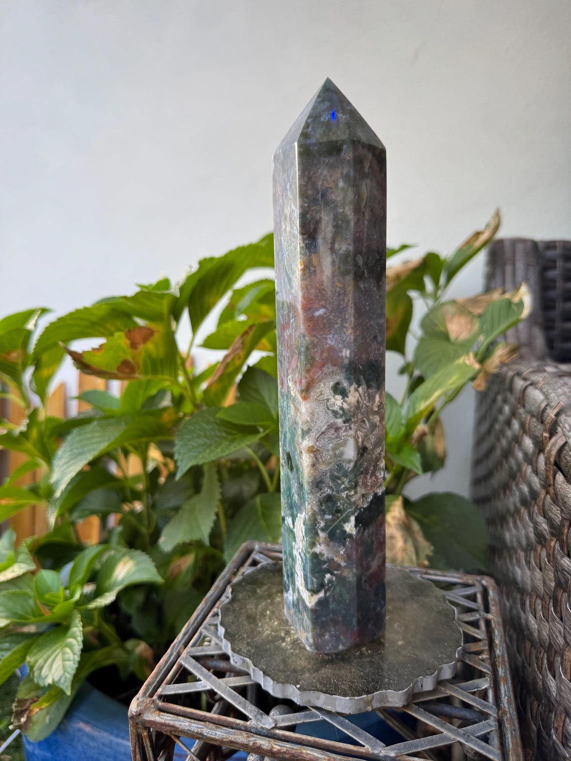 XL Moss Agate Tower — photo 5