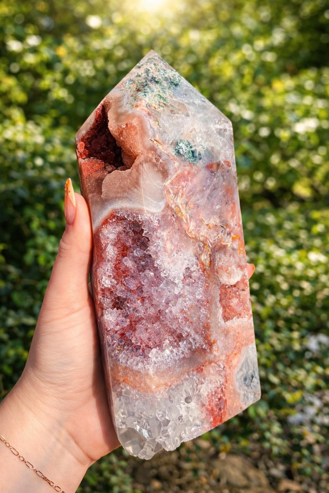 XL Pink Amethyst Tower — photo 2